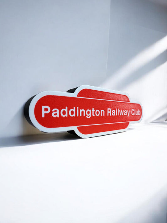 Vintage British Railway Station, LED Lit Sign.